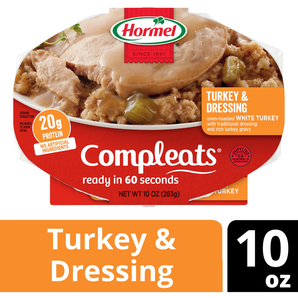 Turkey & Dressing 6-Pack, 10 oz Plastic Tray C173177