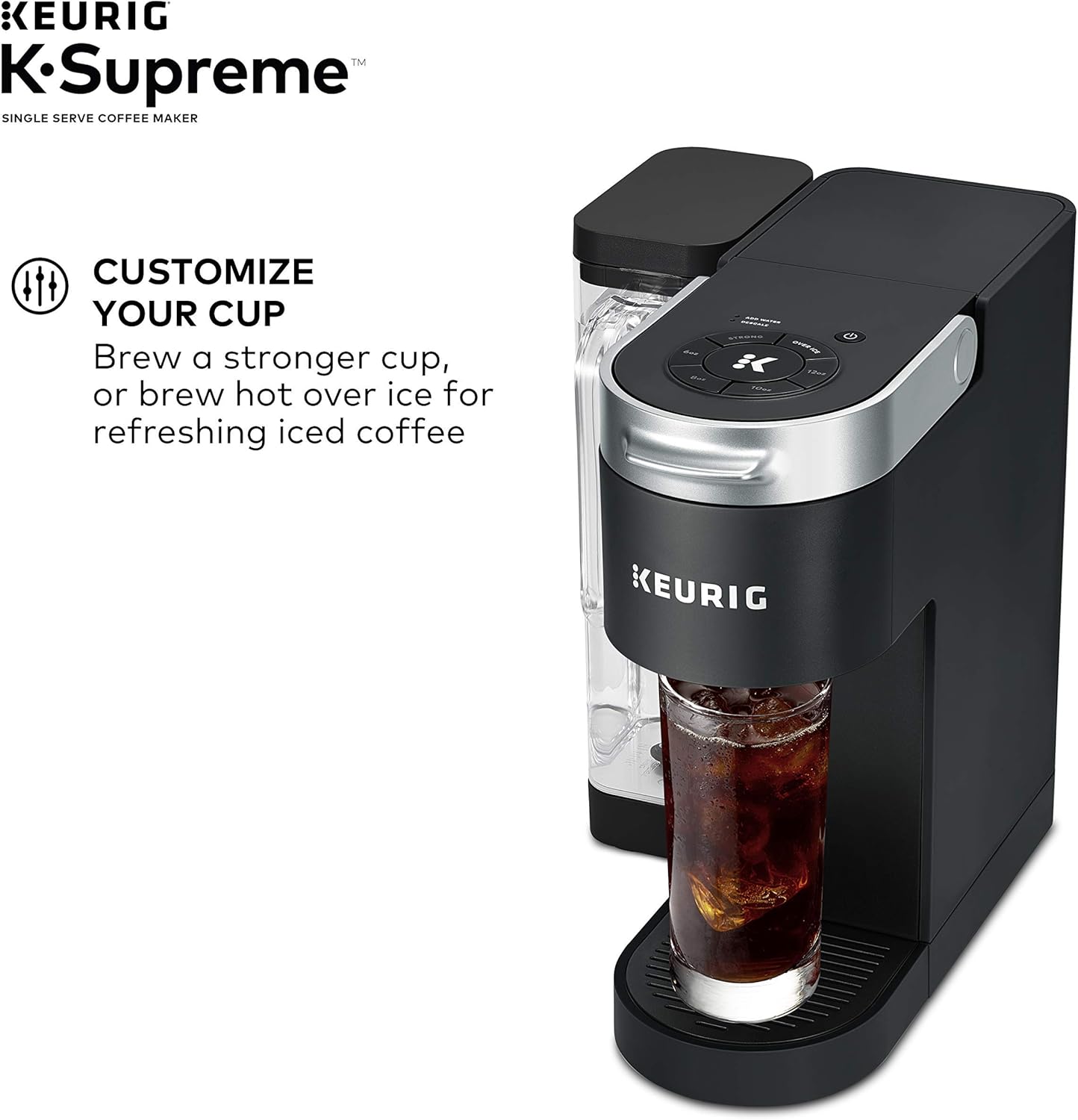 Black Single Serve K-Cup Pod Coffee Maker I799717