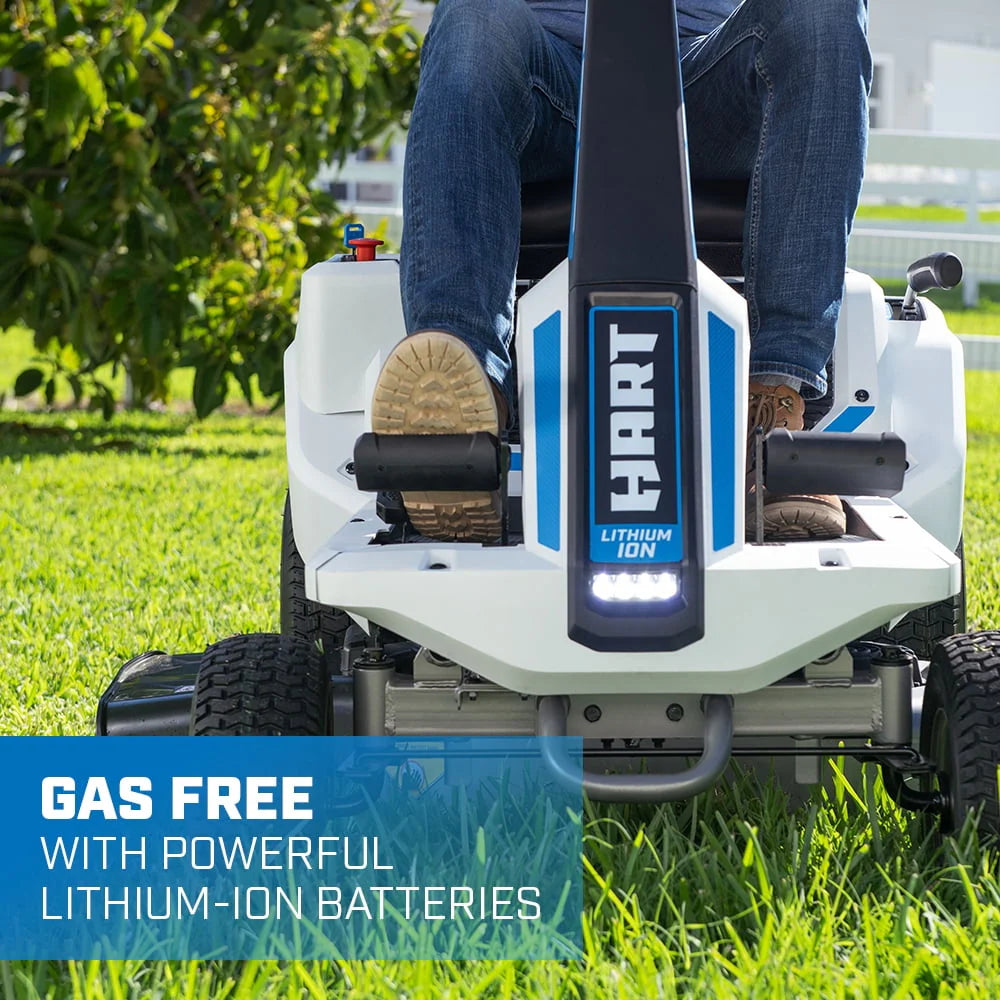 80-Volt 30-inch Deck Lithium-Ion Riding Lawn Mower Kit S41871