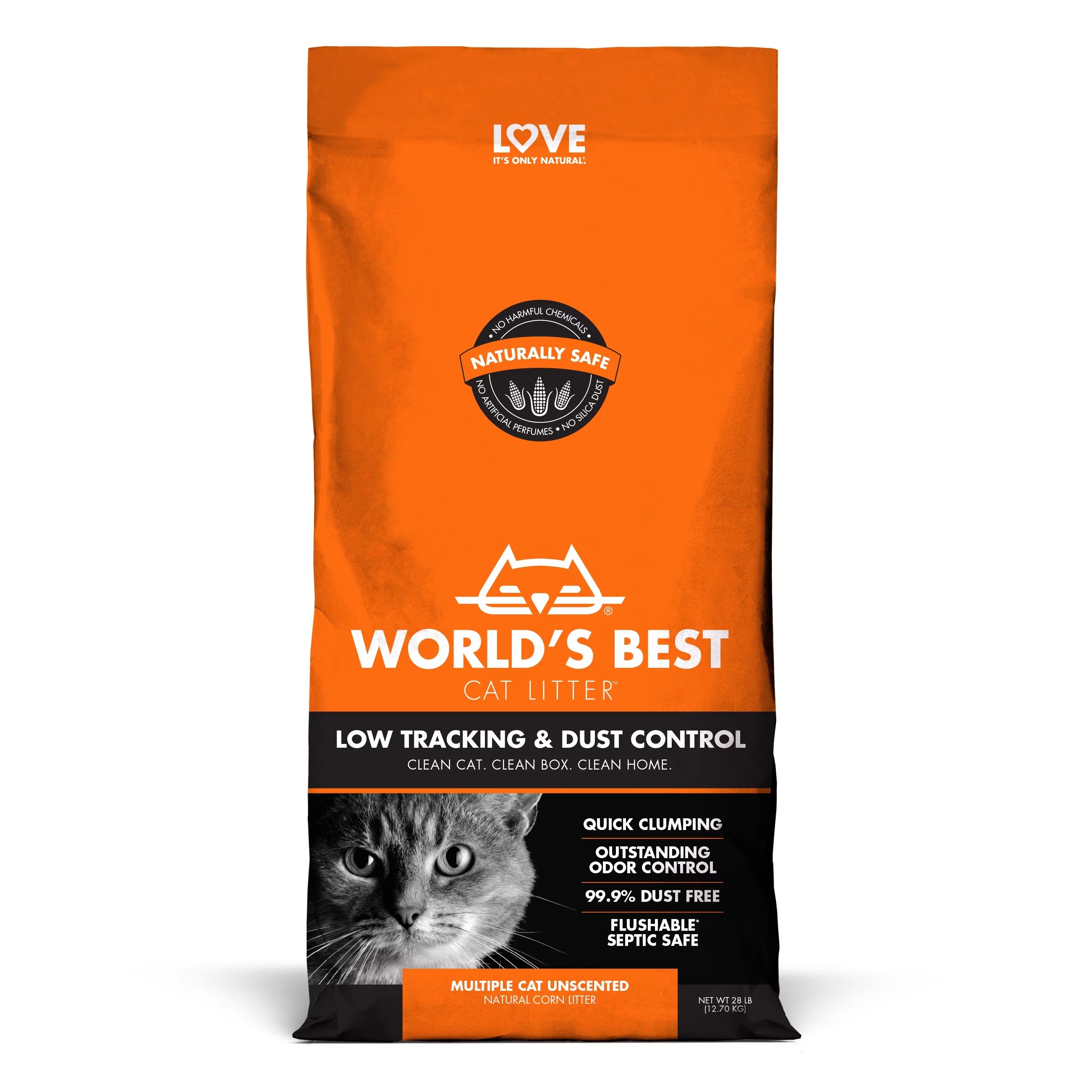Natural Unscented Cat Litter, 28 lb. R520628