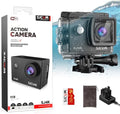 4K Action Camera with Dual Batteries and 32G SD Card N1188
