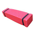 Red Portable Folding Camping Mat U6672
