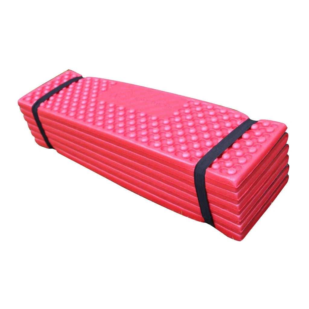Red Portable Folding Camping Mat U6672