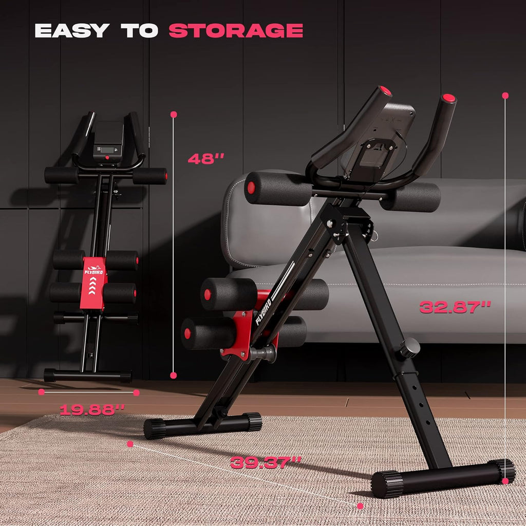Adjustable Foldable Ab Machine L3677
