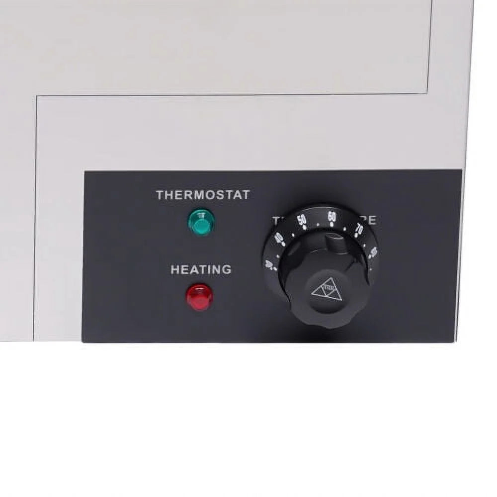 600W Stainless Steel Electric Food Warmer with 5 Pans J921