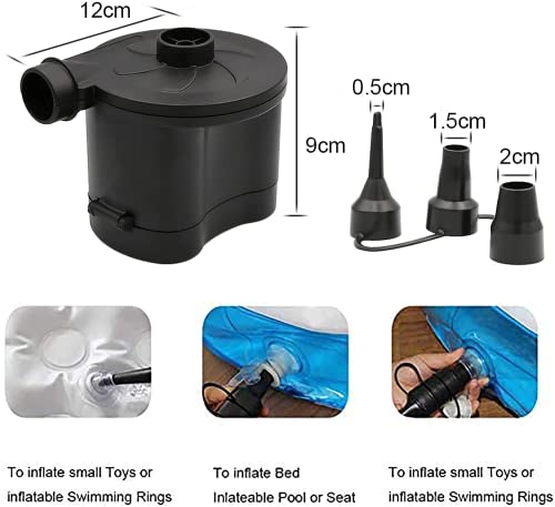 Battery Powered Electric Air Pump with 3 Nozzles Q28366