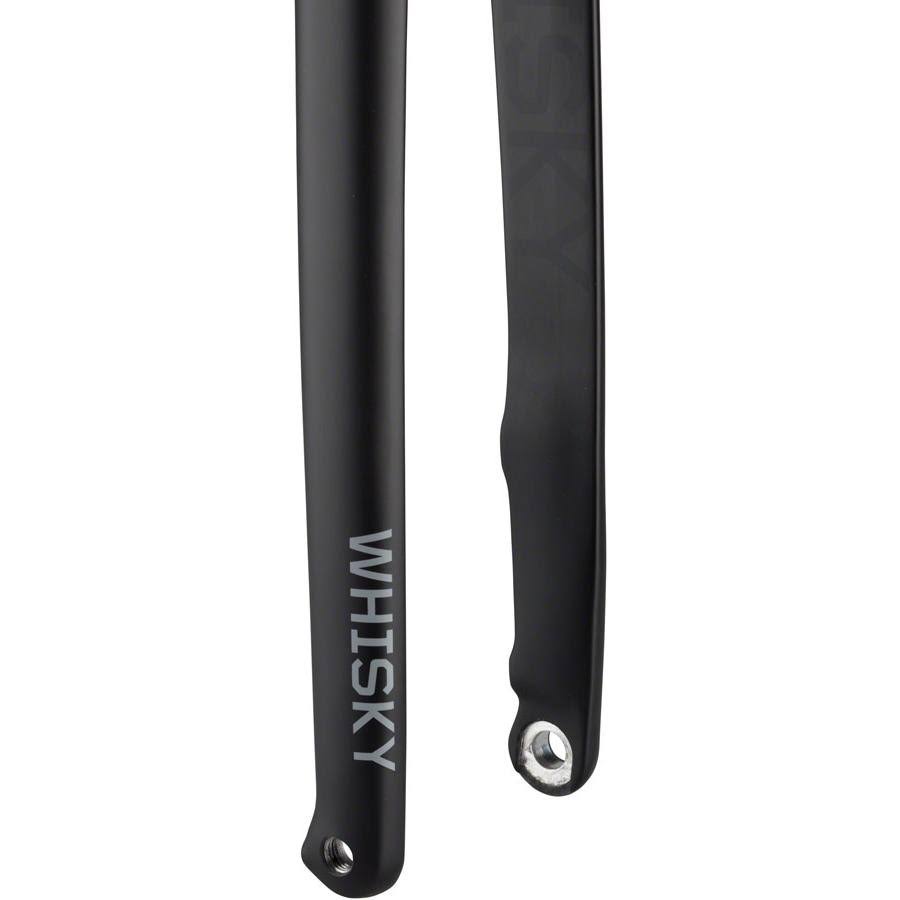 Black 12mm Thru-Axle Carbon Steerer Flat Mount Fork J6631