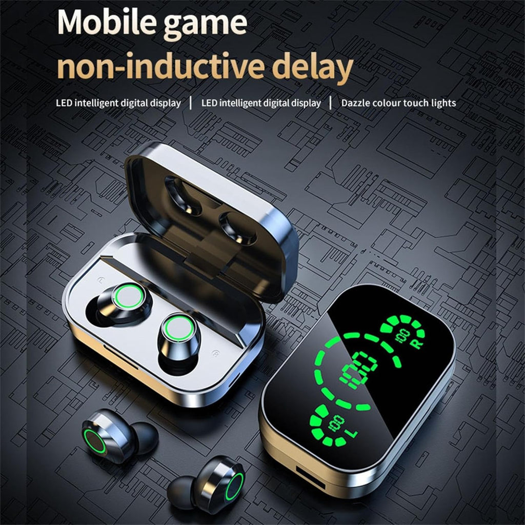 Wireless Earbuds Bluetooth 5.3 IPX4 Waterproof Stereo Earphones with Charging Case Y689