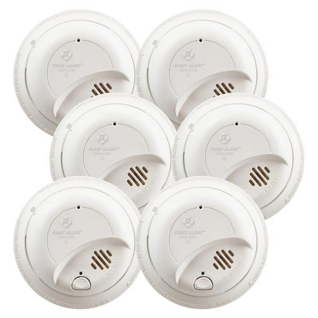 Hard-Wired Ionization Smoke Fire Detector with Battery Back-up O66267