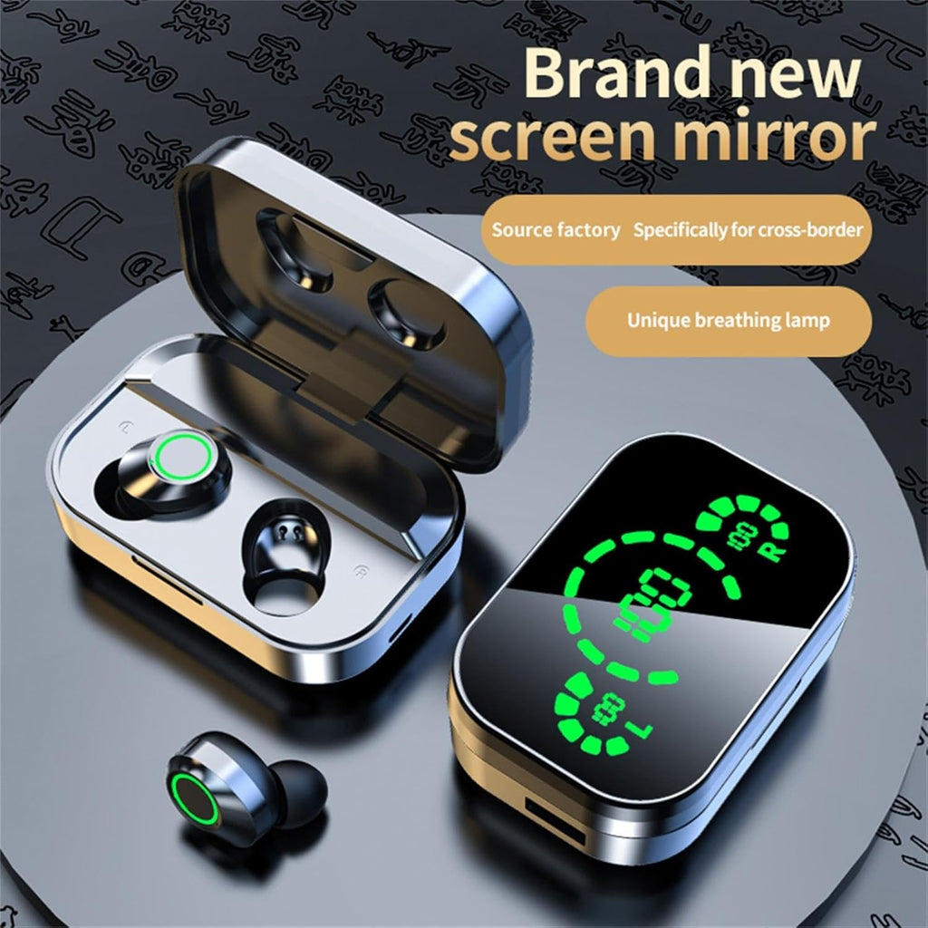 Wireless Earbuds Bluetooth 5.3 IPX4 Waterproof Stereo Earphones with Charging Case Y689