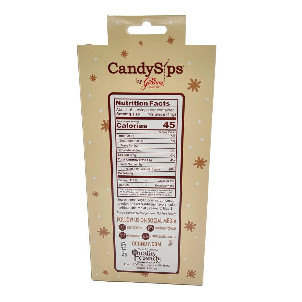 Assorted Candy Straws 8 count 6.4 oz. Box W870527