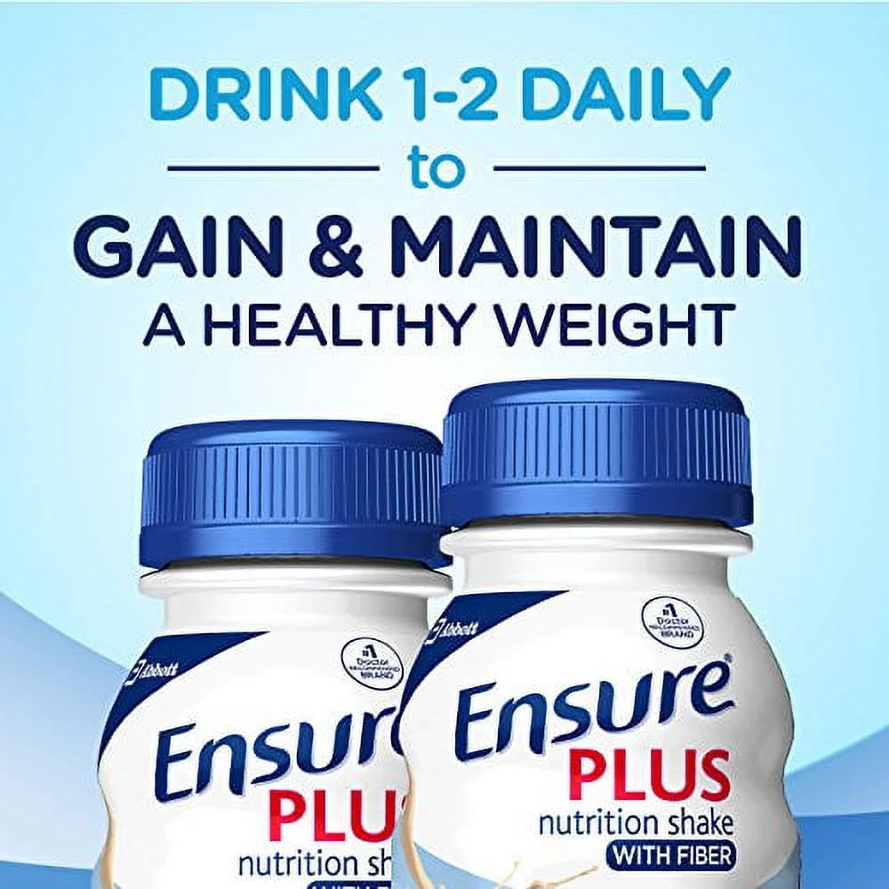 Vanilla Liquid Nutrition Shake, 16 Grams of Protein, 8 Fl Oz Bottle (Pack of 24) D19112