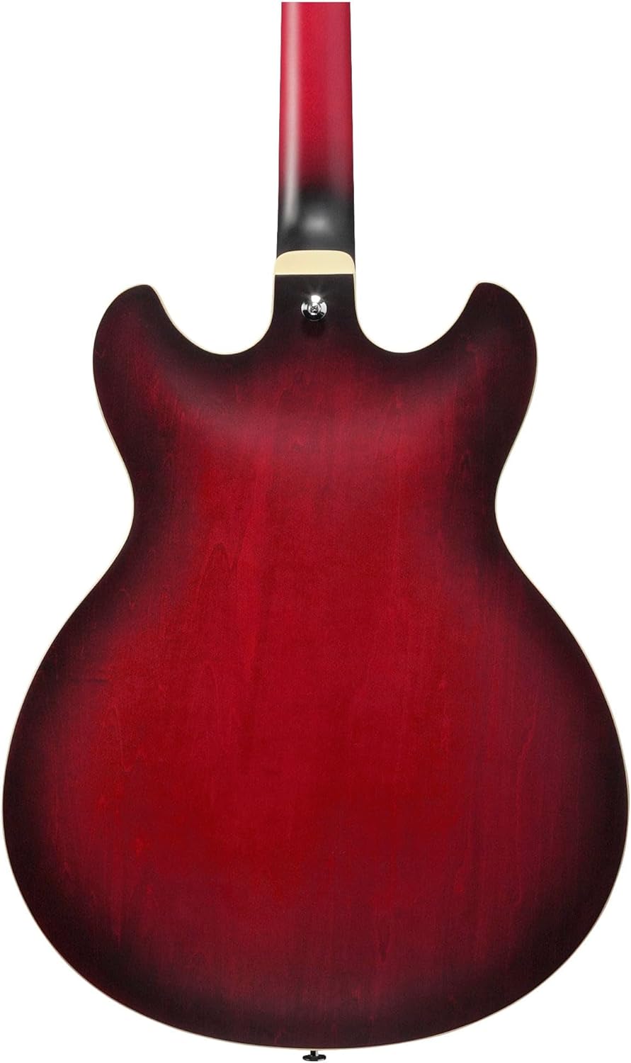 Sunburst Red Semi-Hollow Electric Guitar Y97742