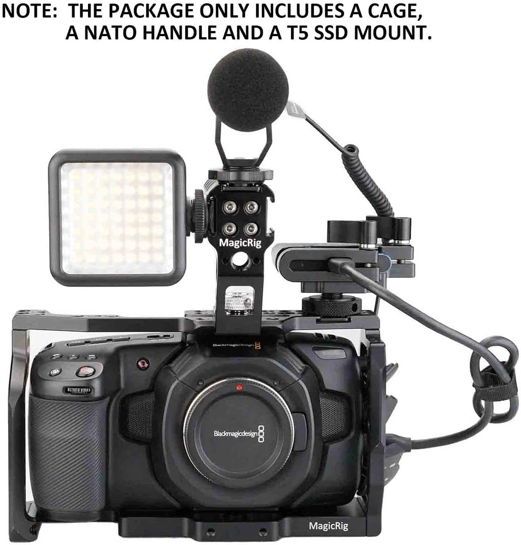 Camera Cage Kit with Top Handle and T5 SSD Mount Holder S6152