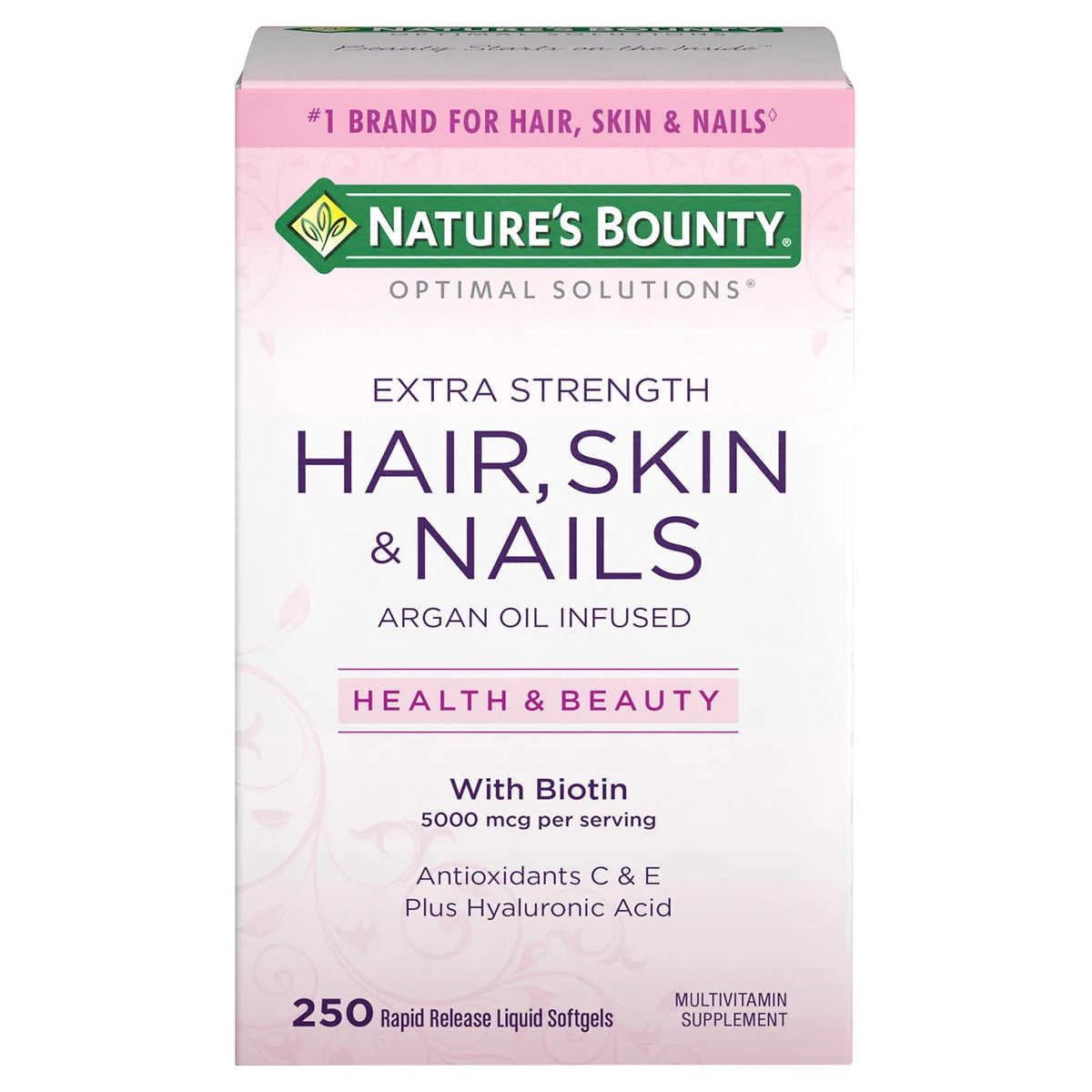 250 Softgels Hair Skin and Nails I36542