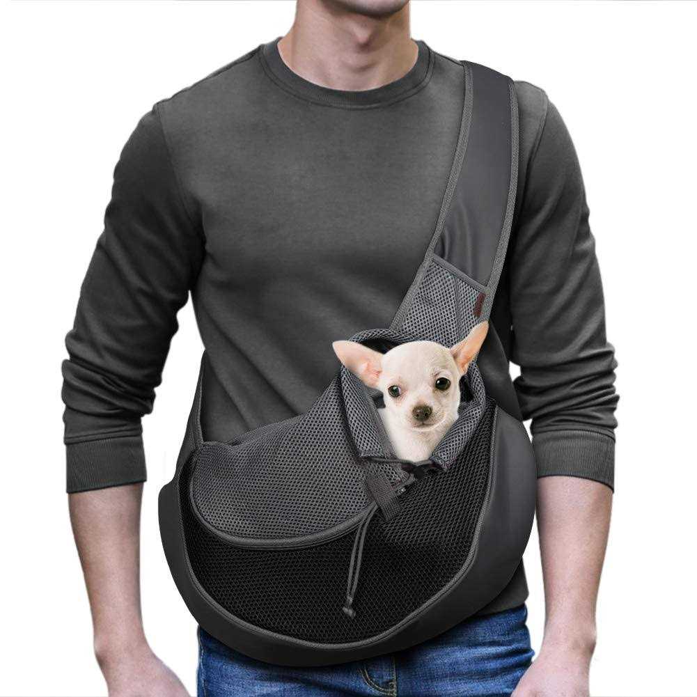Breathable Mesh Pet Dog Sling Carrier X59237