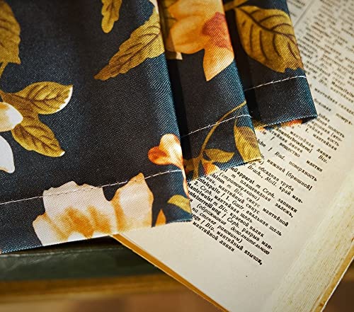 Sheer Curtains Voile Panel Retro Print Matching Printed Window Treatment Semi Draperies (1 Panel, W 50 x L 72 inch) R711055