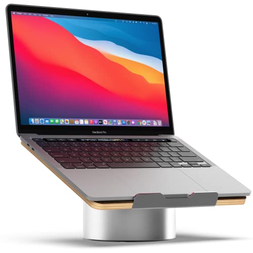 Black Walnut Wood Laptop Stand M827015