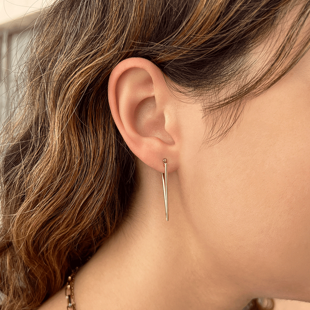 Triangle Hoop Earrings F710