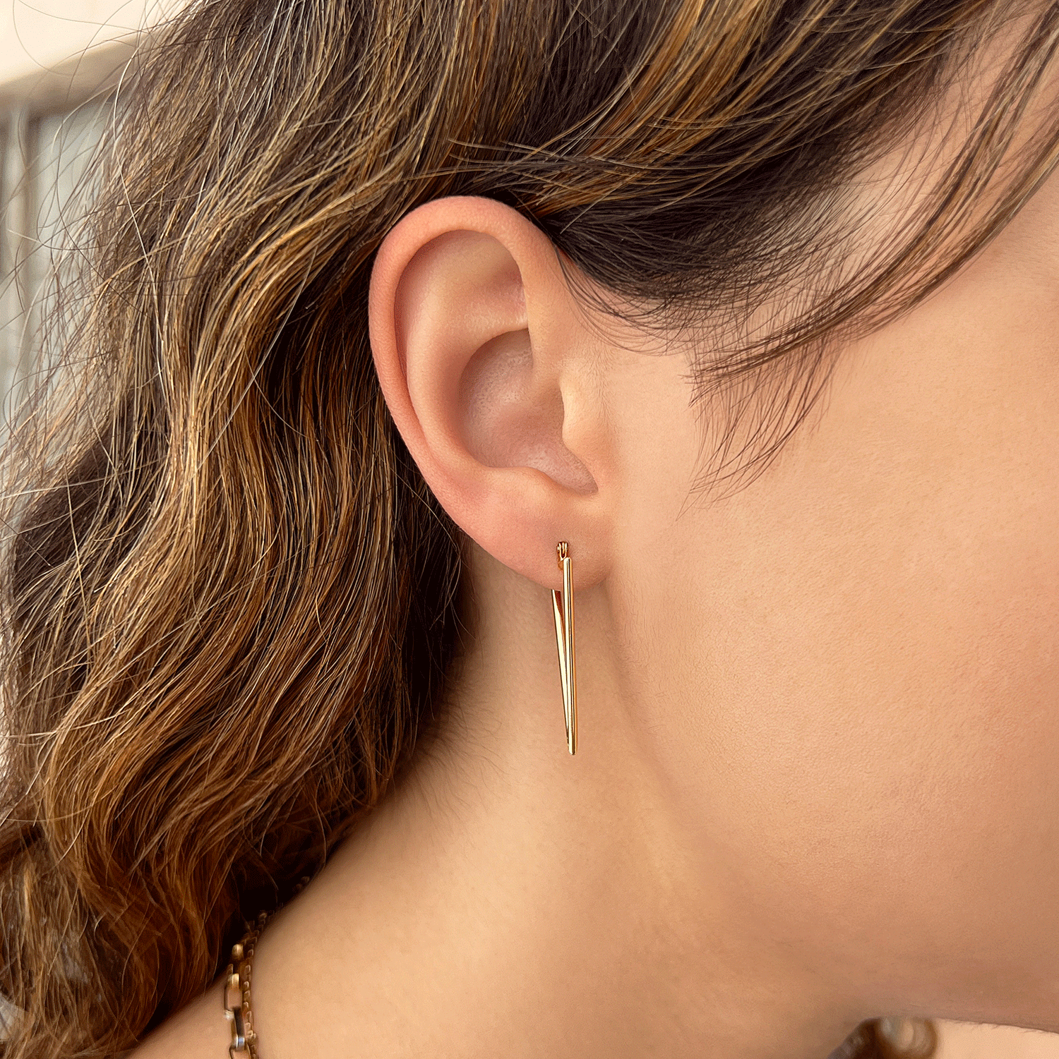 Triangle Hoop Earrings F710