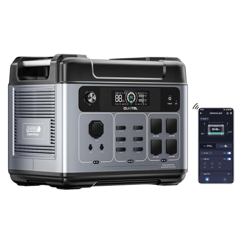 2400W Solar Generator with 200W Solar Panel, 2048Wh Power Station G693397