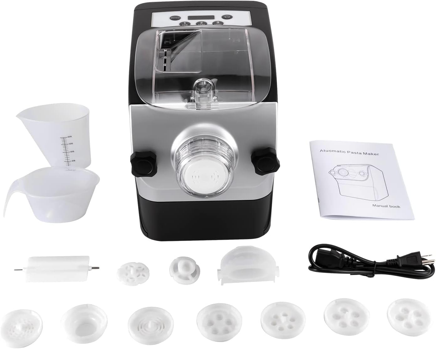 260W Automatic Pasta Maker Machine with 8 Moulds D13870