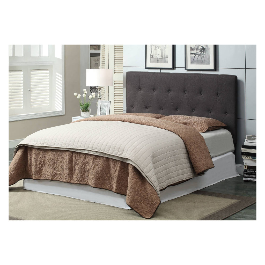 Gray Upholstered Full/Queen Headboard Z39748