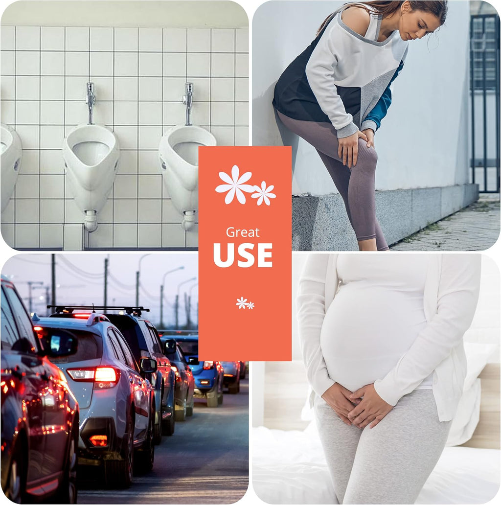 Female Urinal - Leakproof Pee Cup for Women - Reusable & Hygienic Portable Urinal Funnel, Jet Black R173540