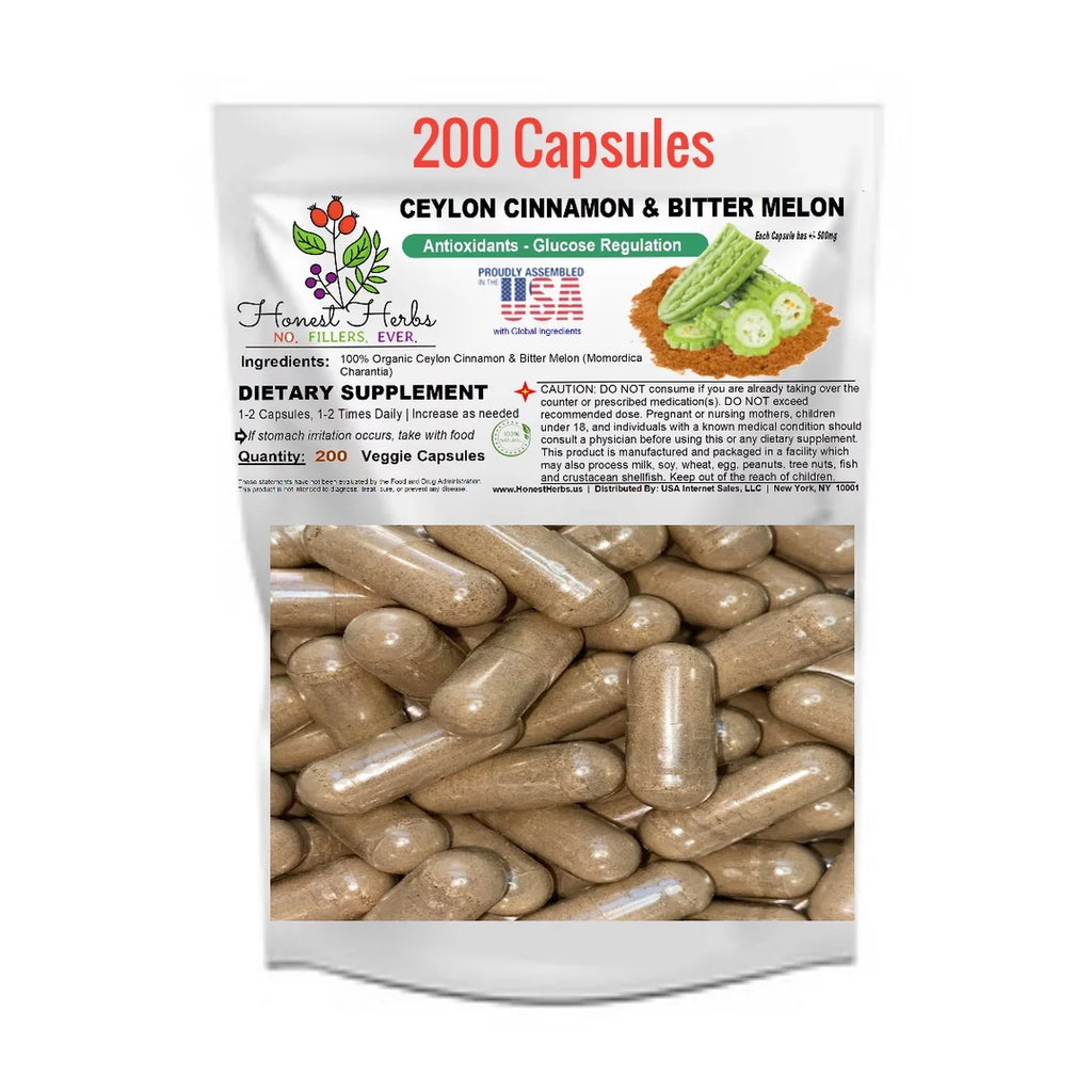 200 Veg Caps Ceylon Cinnamon & Bitter Melon Blend I38870