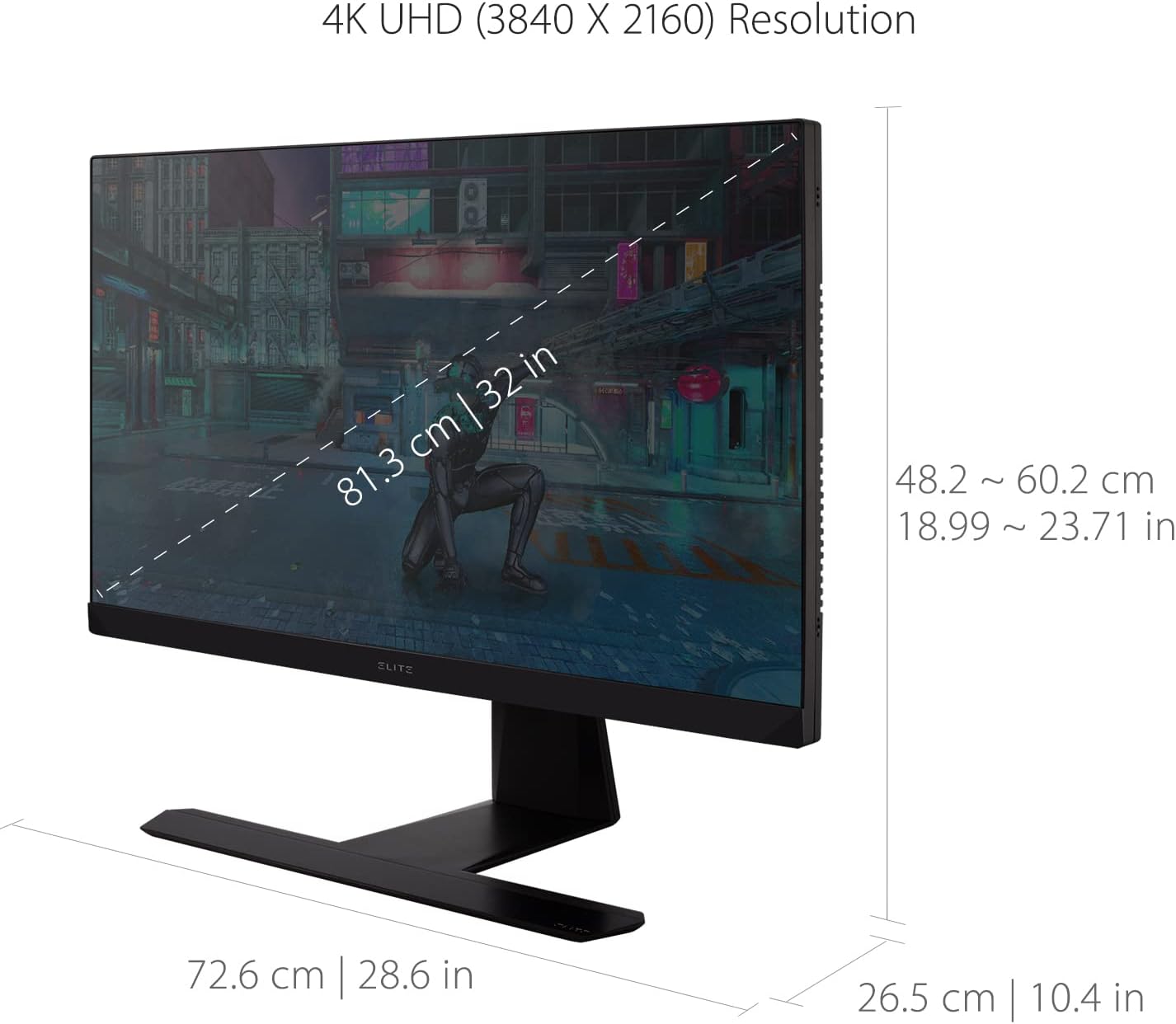 32 Inch 4K IPS 144Hz Gaming Monitor with Mini LED Q815309