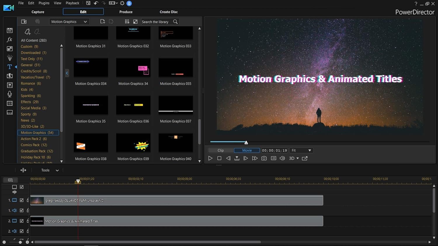 PowerDirector 18 Ultra V22953