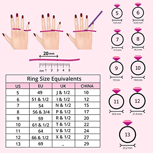 925 Sterling Silver Fidget Ring Spinner Ring Moon Star Platinum Plated Jewelry V7131