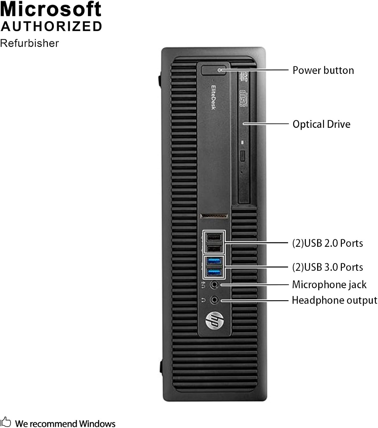 Intel Core i3-4130 3.4 GHz 8GB RAM 500GB HDD Desktop Computer M1638