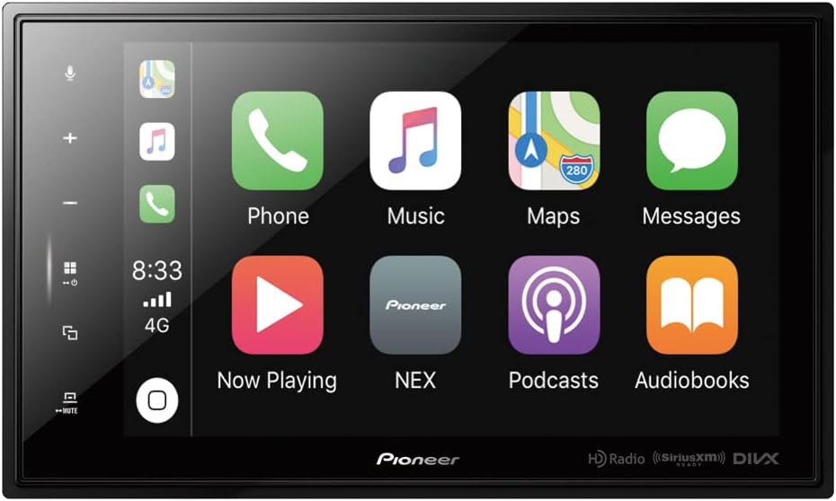 8-inch Digital Media Receiver Wireless Carplay Android Auto Bluetooth HD Radio H138