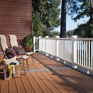 12-ft Brown Composite Deck Board U9601