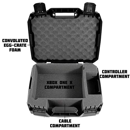 Green Travel Case for Xbox One X Gaming Console E68451