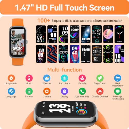 IP68 Waterproof Fitness Tracker with Heart Rate Monitor B9827