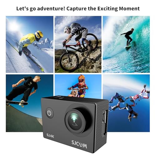 4K Action Camera with Dual Batteries and 32G SD Card N1188
