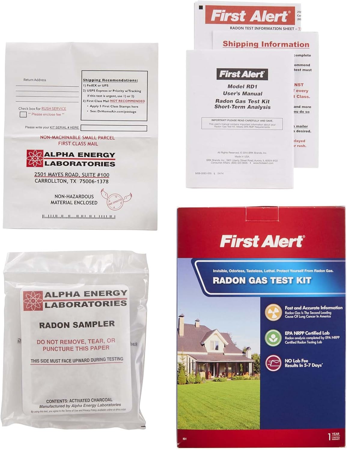 Radon Gas Test Kit Y862