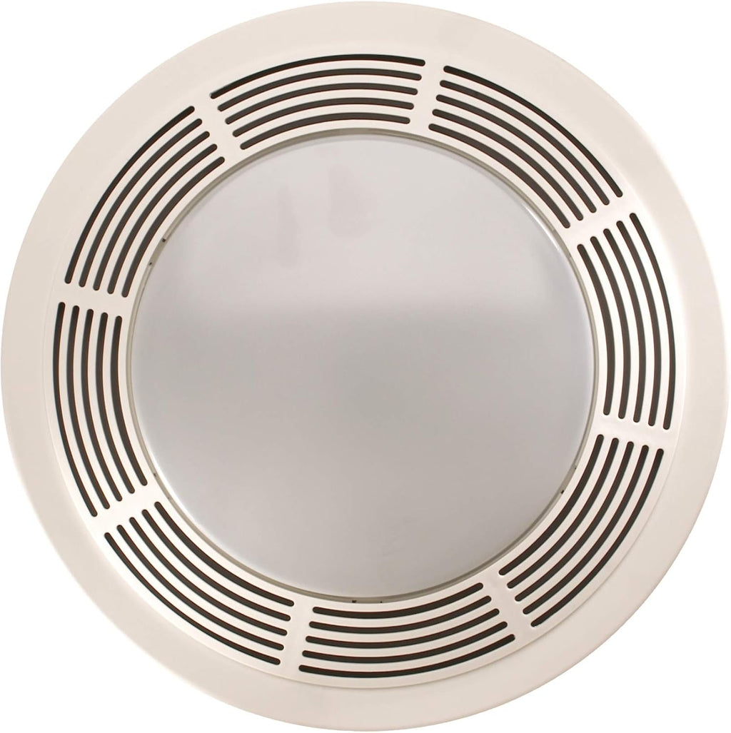 Exhaust Fan and Light with Glass Lens, 100 CFM B8408