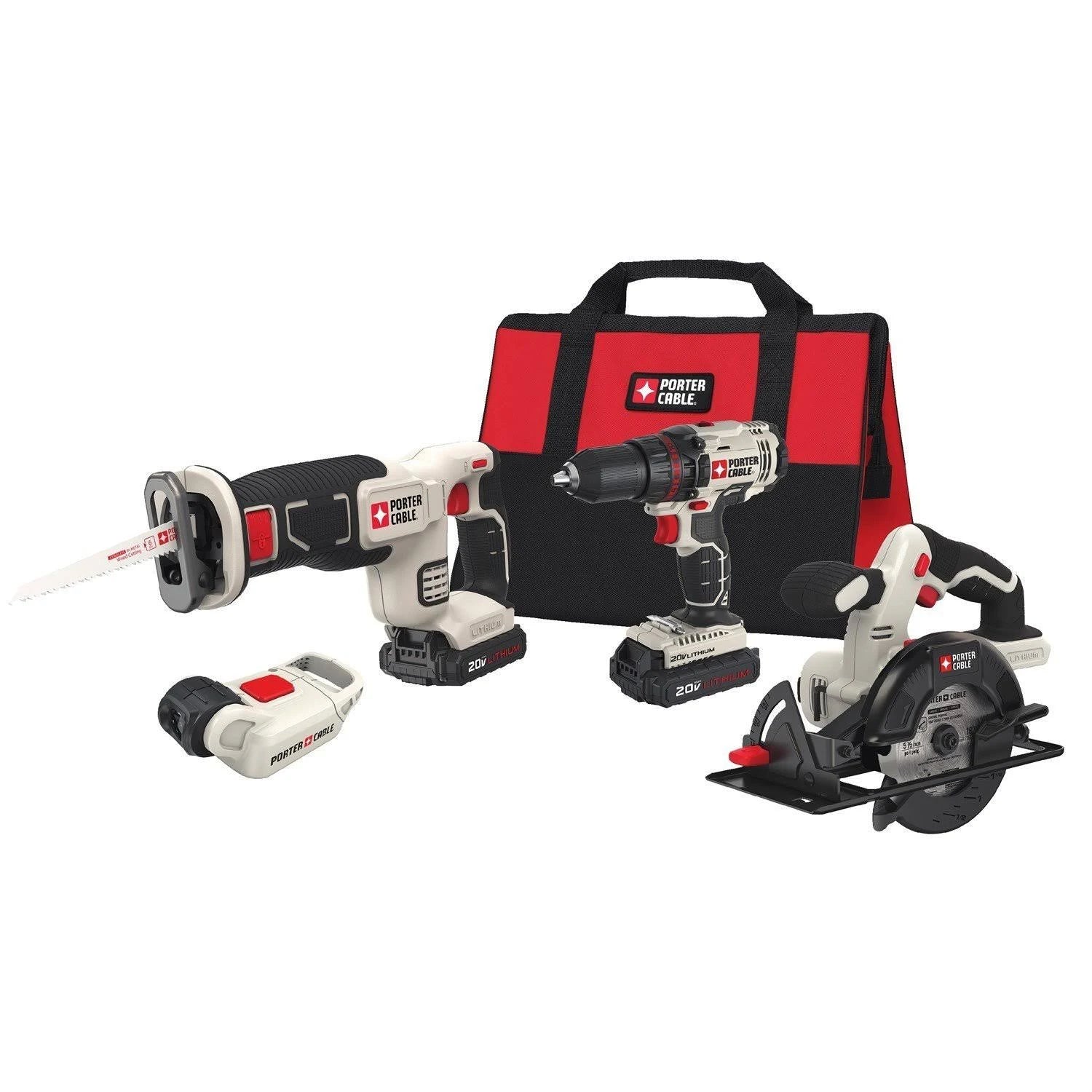 Cordless Drill Combo Kit Power Tool, 4-Tool H873941