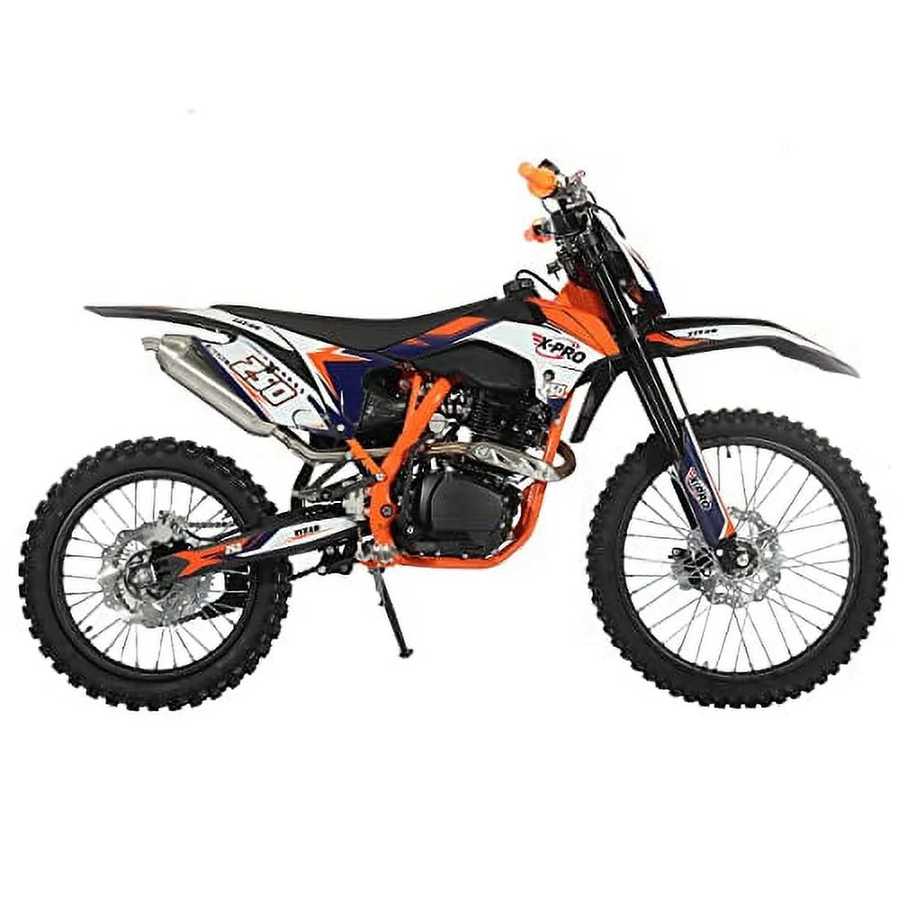 250cc Gas Pit Dirt Bike, 5-Speed Manual Transmission, Electric/Kick Start R4129
