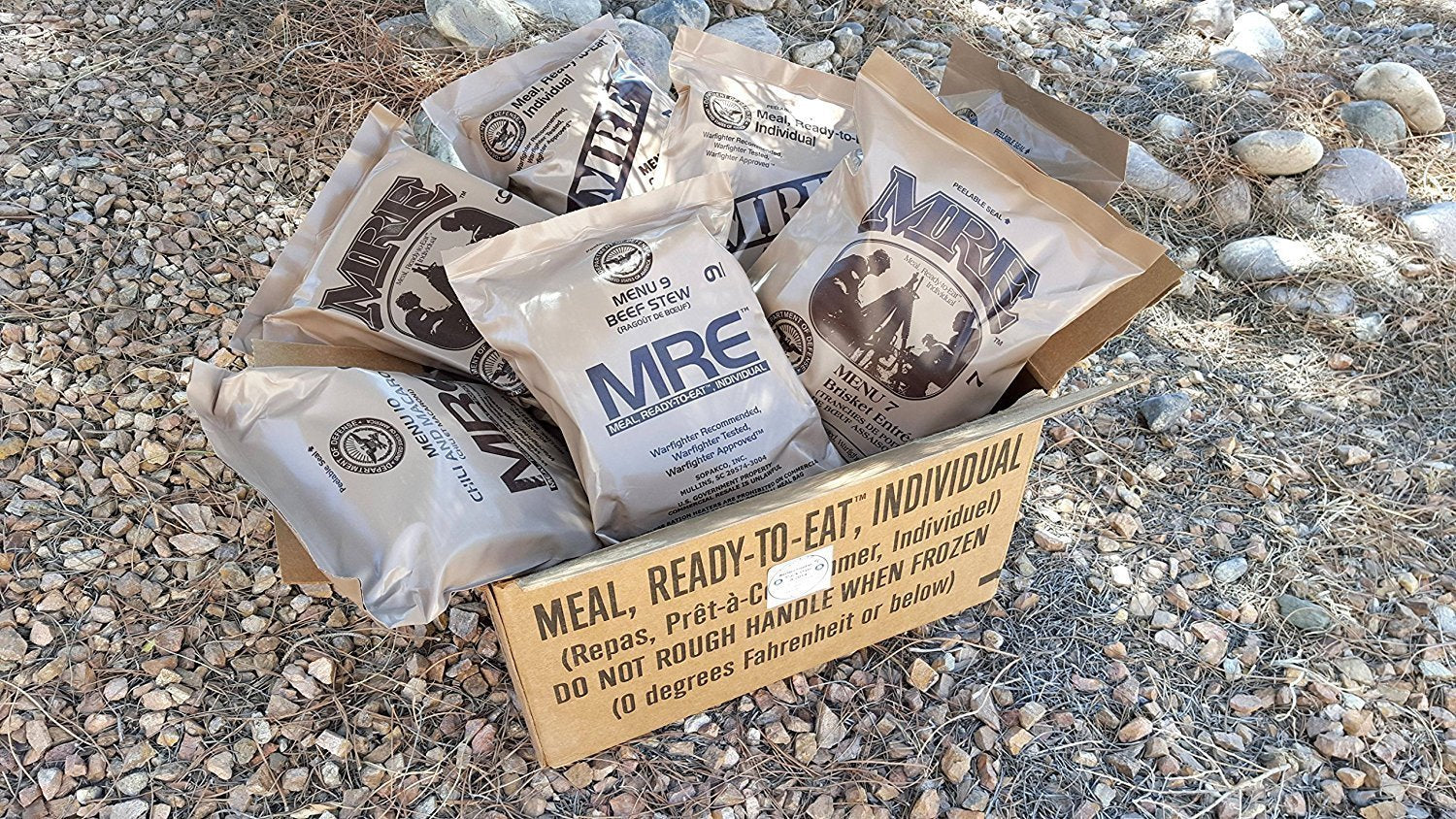 12 Meals Military Surplus Meal Ready to Eat H960832