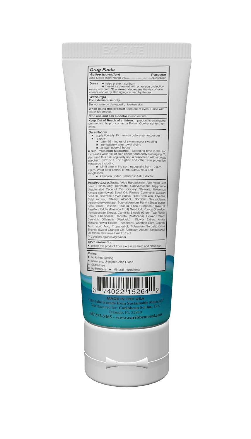 Natural Sunscreen SPF 15, 4oz A1433