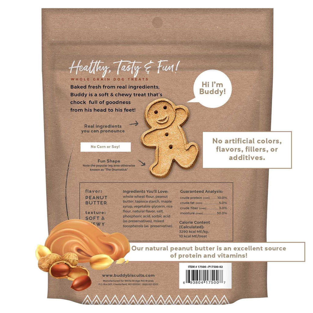 Peanut Butter Soft and Chewy Dog Treats A2493