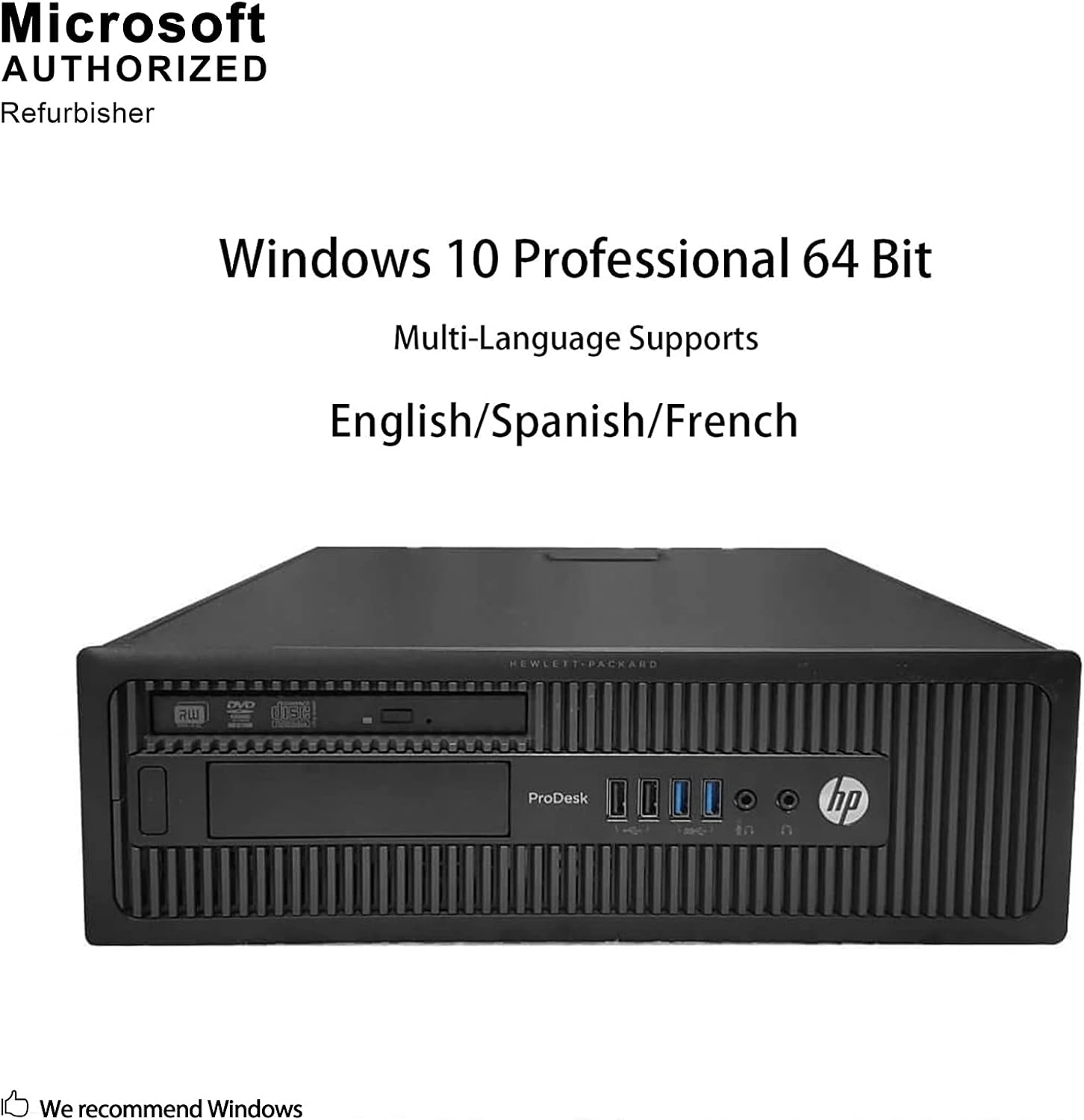 Intel Core i3-4130 3.4 GHz 8GB RAM 500GB HDD Desktop Computer M1638