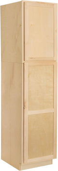 Raw Maple 24" D x 18" W x 96" H Plywood Base Kitchen Cabinet X79922
