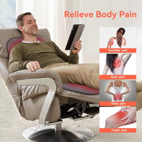 5 Vibration Modes 3 Levels Back Massager Pad with Heat P1995