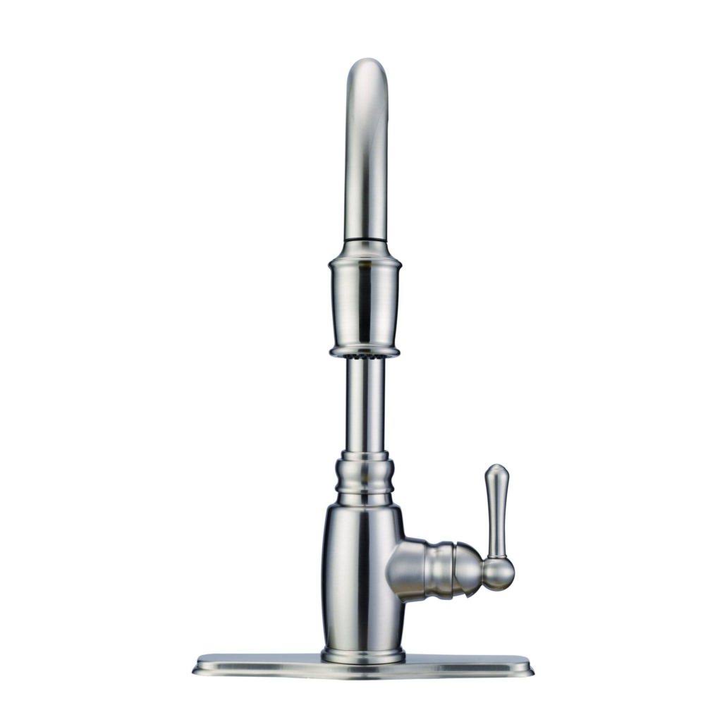 Chrome Single Handle Pull-Down Kitchen Faucet Z4030