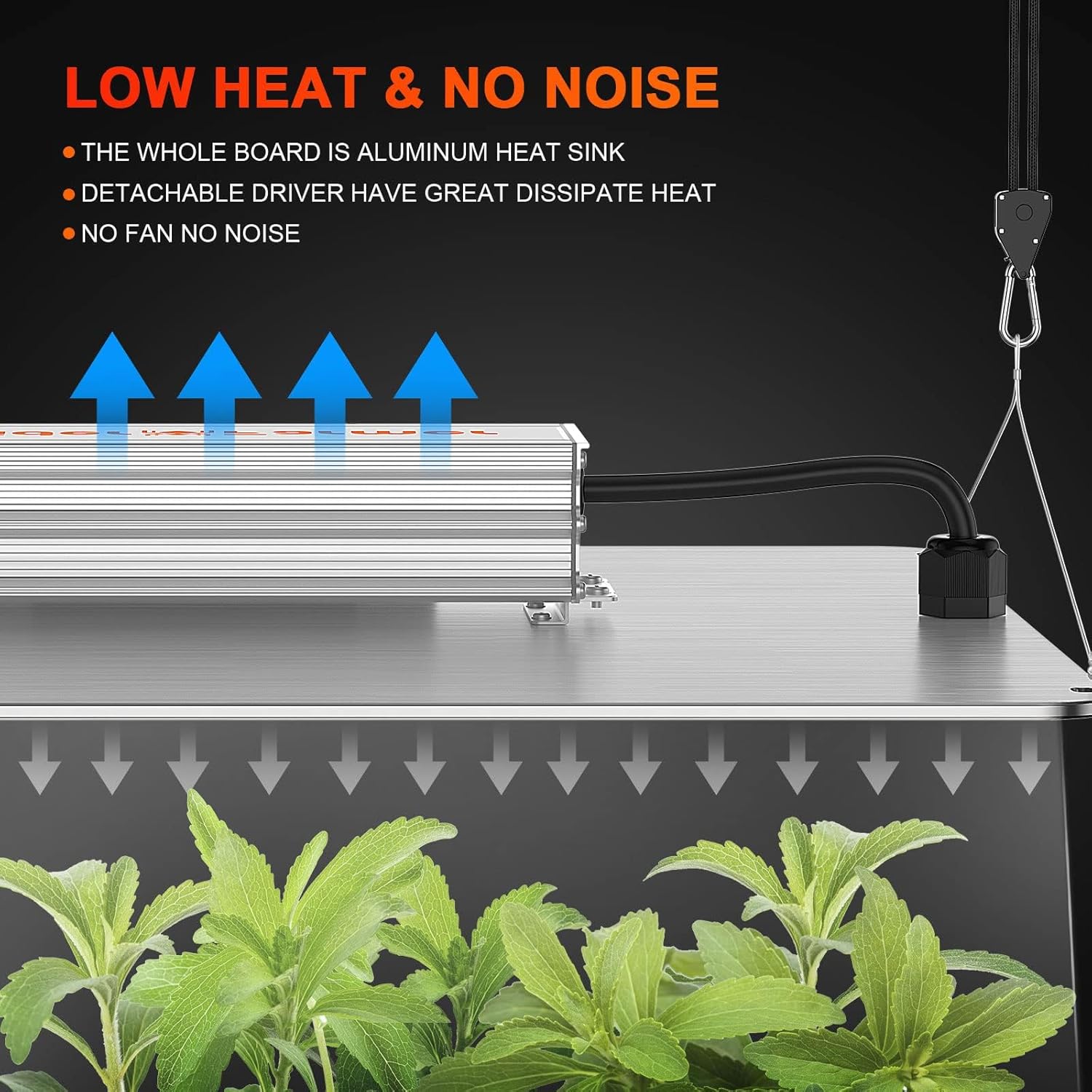 2x2 Complete Grow Tent Kit with UV Supplemental Light 23.6" Long Y825